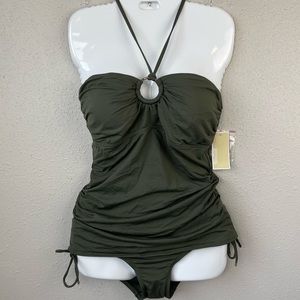 NWT Michael Kors Two-Piece Swim Suit Sizes XS, S, M